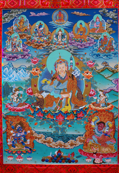 (image for) Guru Rinpoche with 8 Manifestations (Photo for purchase)